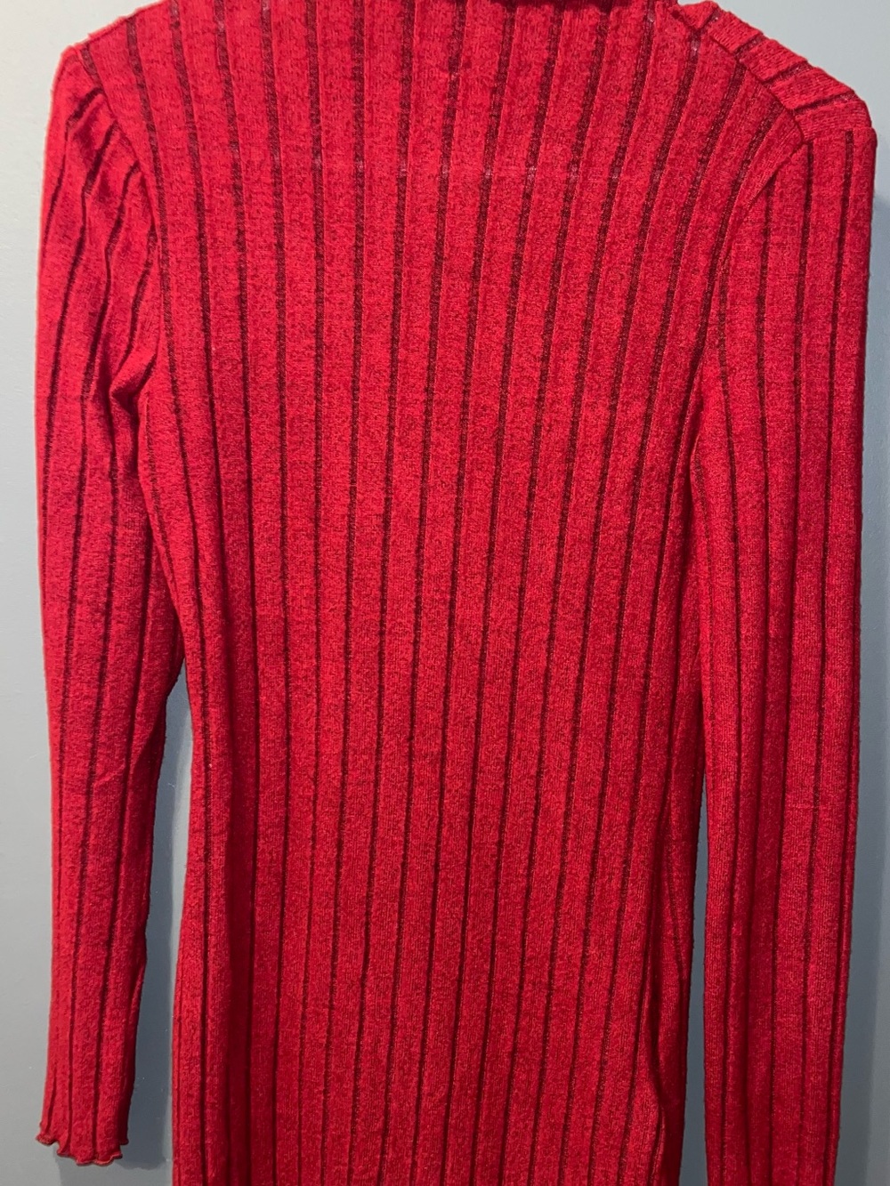 SHEIN Red Ribbed Dress - Picture 2 of 3